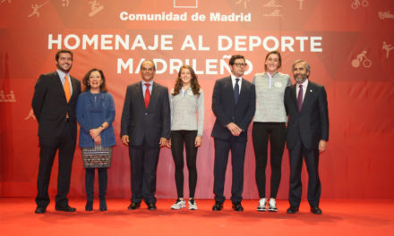 Belén Carro y Tania Moreno premiadas en la gala del deporte madrileño